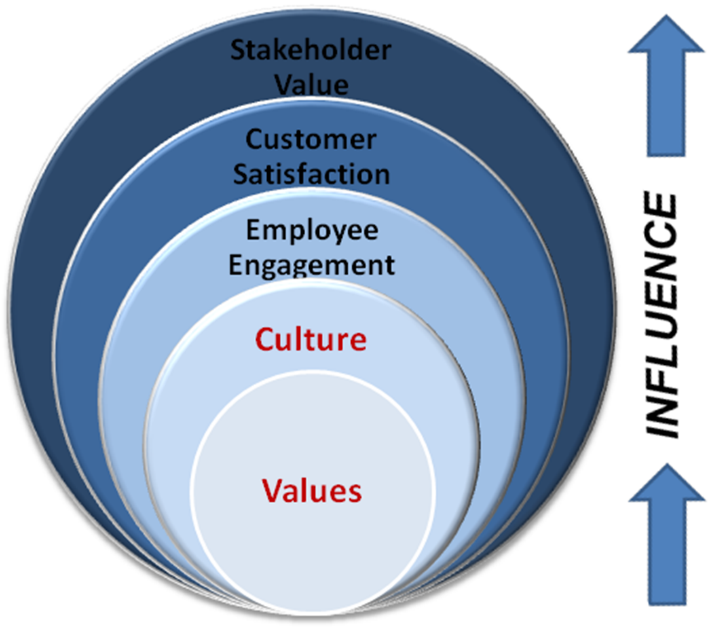 Core values and organizational culture in driving organizational excellence